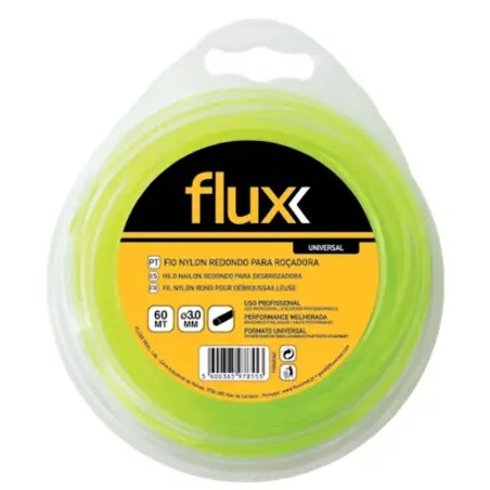 Fio Nylon Redondo 4,0mm 100mt Flux Flux