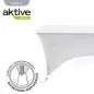Capa para Mesa de Jardim Cinza em Poliéster 200x130x60cm 61547 Aktive Capa para Mesa de Jardim Cinza em Poliéster 200x130x60cm 61547 Aktive