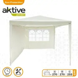 Toldo em Poliéster 270x270x255cm com 2 Laterais 61049 Aktive Aktive