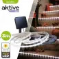 Tiras Led Solares Autoadesivas 4mt para Jardim 61543 Aktive Tiras Led Solares Autoadesivas 4mt para Jardim 61543 Aktive