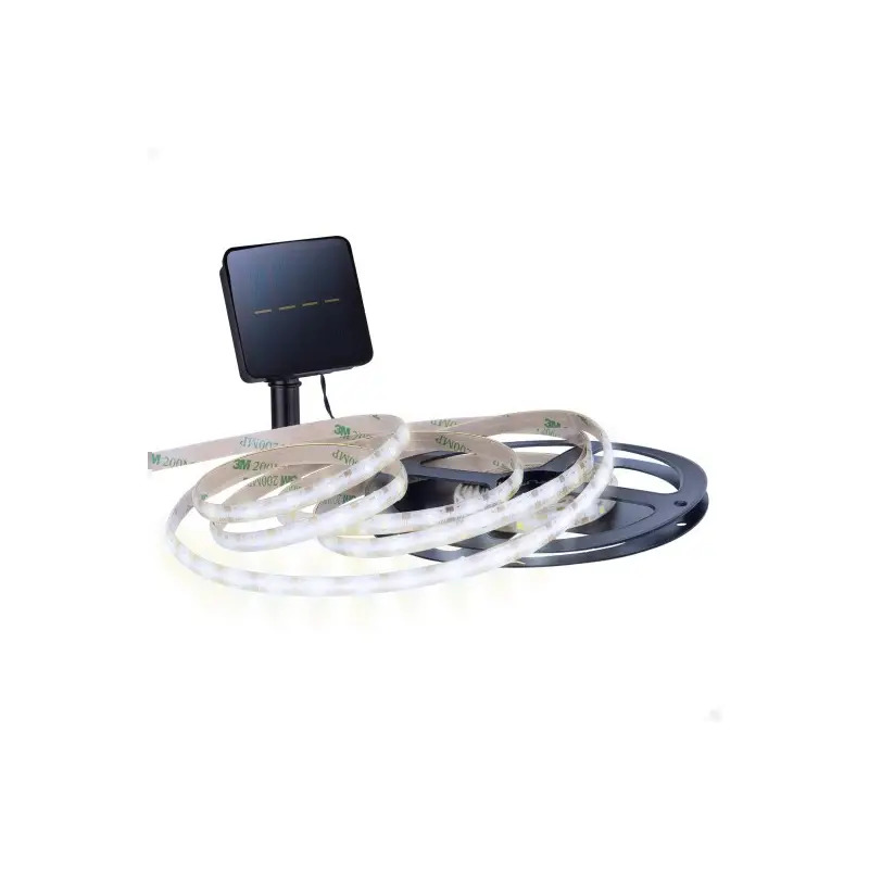 Tiras Led Solares Autoadesivas 4mt para Jardim 61543 Aktive Tiras Led Solares Autoadesivas 4mt para Jardim 61543 Aktive
