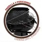 Barbecue Metálico Redondo com 2 Rodas 42x76,5cm 52802 Aktive Barbecue Metálico Redondo com 2 Rodas 42x76,5cm 52802 Aktive