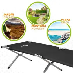Cama de Campismo Dobrável para 1 Pessoa 190x64x42cm 52991 Aktive Aktive