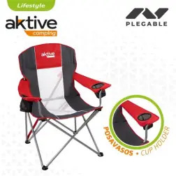 Cadeira Dobrável 60x58,5x98cm Relax 52880 Aktive Aktive