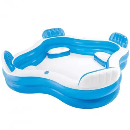 Piscina Insuflável com Assentos 229x229x66cm 990lt 56475 Intex Intex