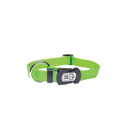 Coleira em Nylon Lisa Verde 25mmx45-66cm para Cão Dogit Dogit