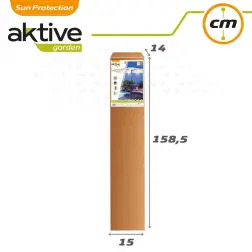 Guarda-Sol 300cm com Estrutura em Alumínio e Luzes Led 61058 Aktive Aktive