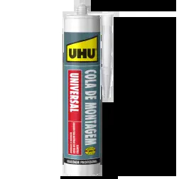 Silicone Branco Pro Cola de Montagem 350gr UHU UHU