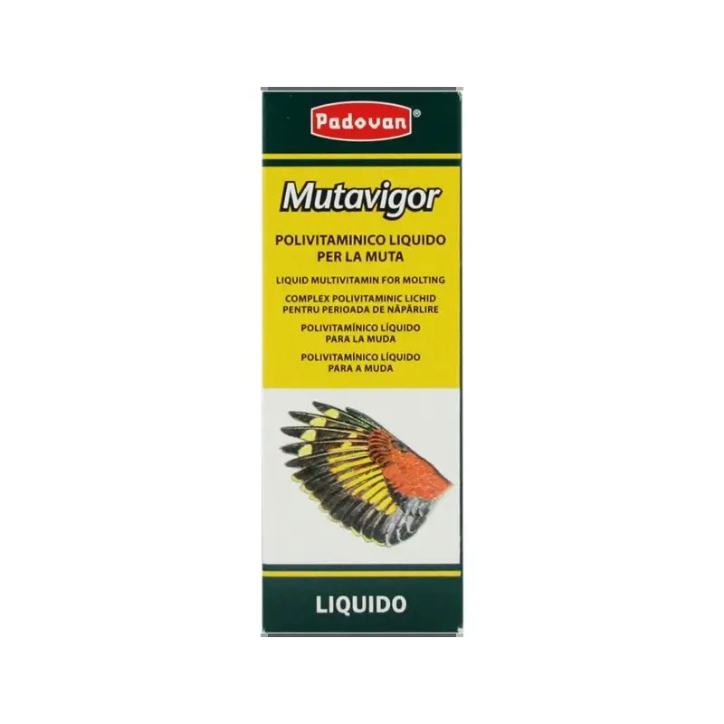 Polivitaminico Liquido para Muda Pena de Pássaros 30ml Padovan