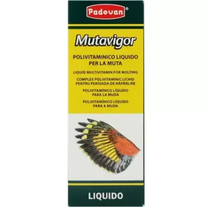 Polivitaminico Liquido para Muda Pena de Pássaros 30ml Padovan Padovan