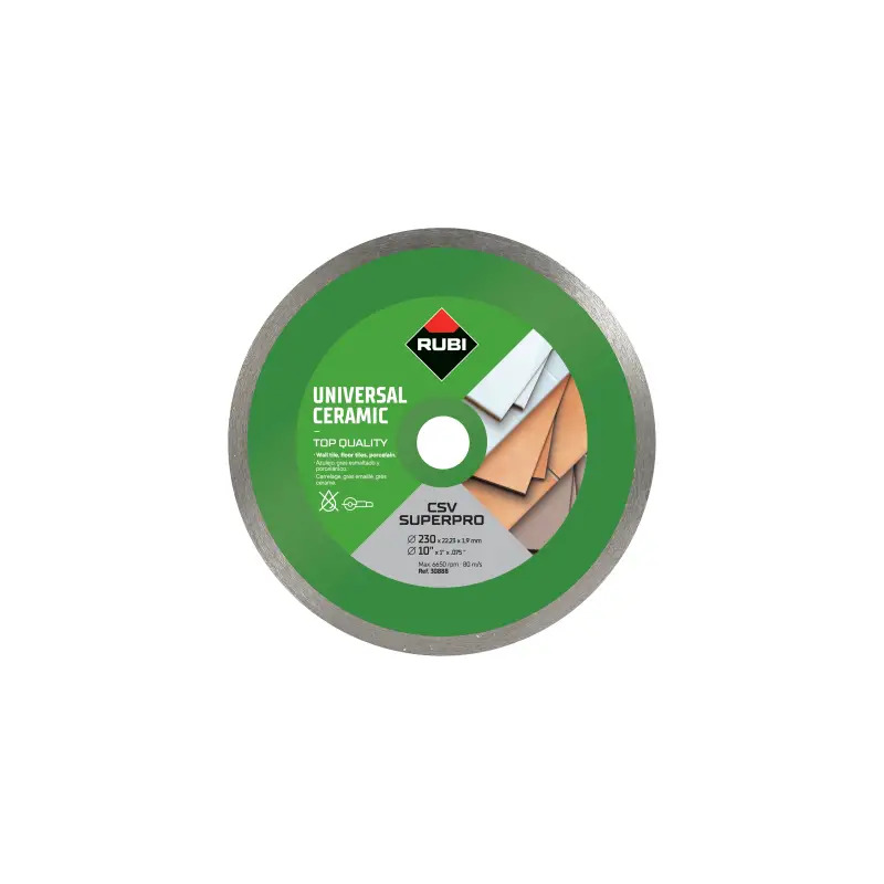 Disco Diamante Seco Geral Corte Cerâmica CSV115 Rubi
