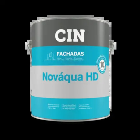 Tinta Novaqua HD 10-125 Acrílica para Fachadas Branco 15lt Cin Cin