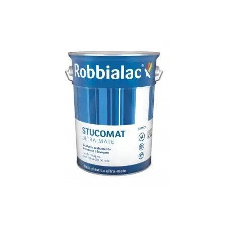 Robbialac Tinta Interior Mate Stucomat Branco 15lt Robbialac