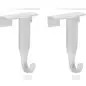 Conjunto 2 Ganchos para Portas de Armário Flexispace Tescoma