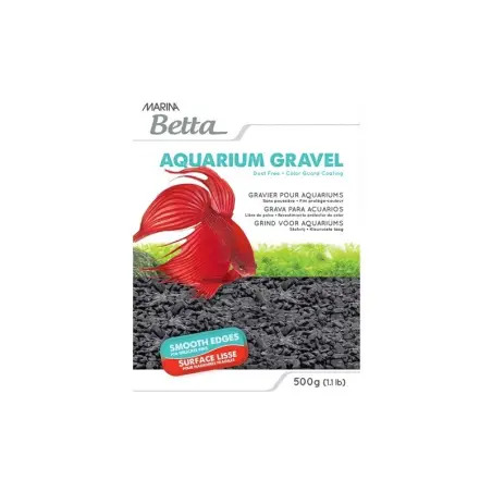 Areia Decorativa Preta 500gr para Aquário Marina Marina