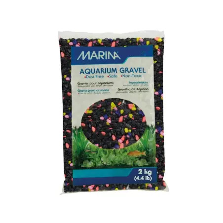 Areia Decorativa Neon Twilight 2kg para Aquário Marina Marina