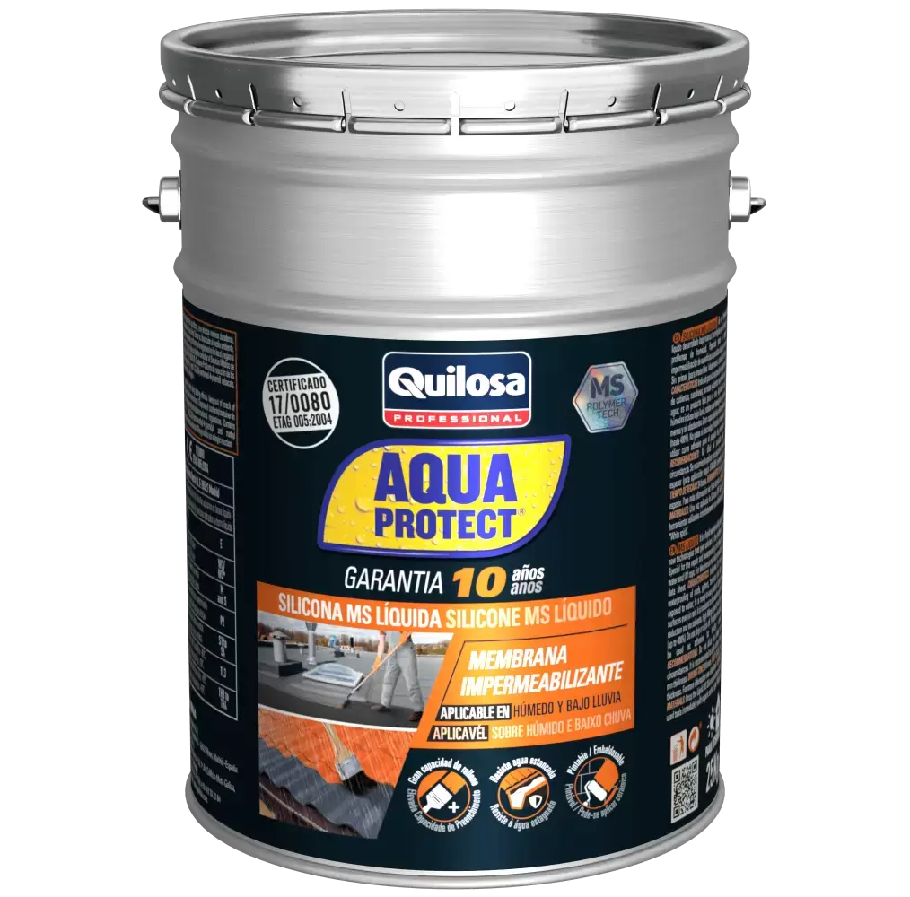 Silicone MS Líquido Aquaprotect Crinza 5kg Quilosa