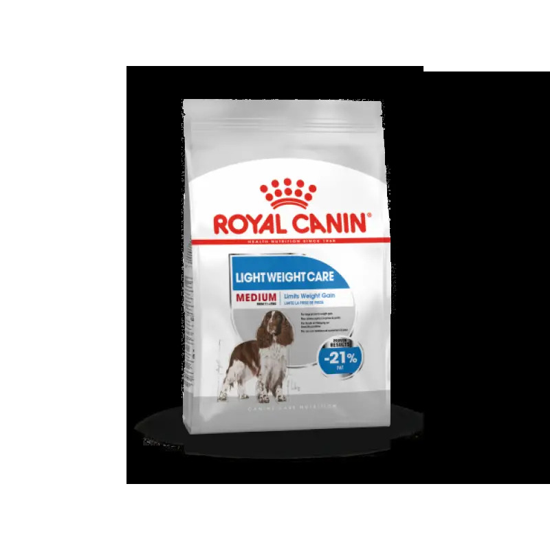 Ração Seca para Cão Medium Light WeightCare 3Kg RoyalCanin