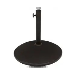 Suporte para Guarda-Sol Preto em Plástico 35x35x13cm 62198 Aktive Aktive