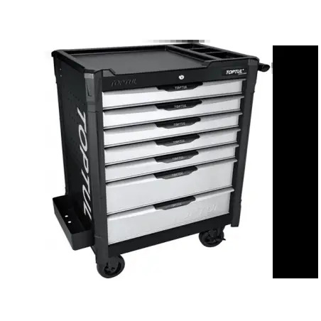 Carro de Ferramentas Bumper Black 7 Gavetas 208 Peças GE-20824 Toptul Toptul