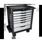 Carro de Ferramentas Bumper Black 7 Gavetas 208 Peças GE-20824 Toptul