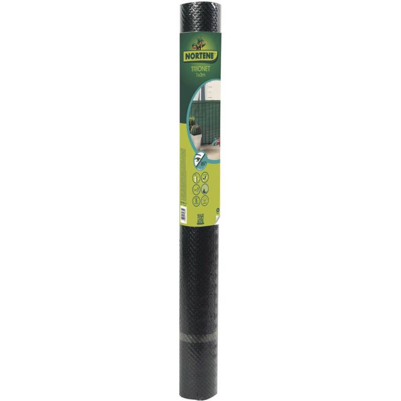 Rede de Malha Ocultação Trio 85% 1x3mt Verde 5402 Nortene
