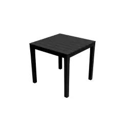 Mesa de Jardim Bali Antracide 78x78x72cm 02030 Ipae Ipae