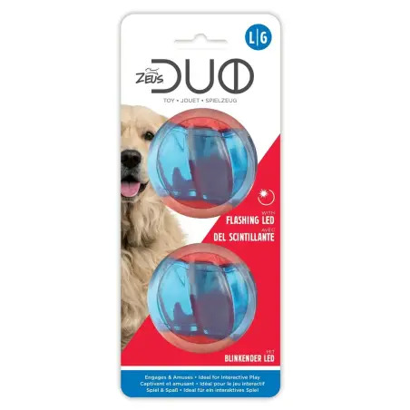 Brinquedo Duas Bolas com LED para Cão Zeus Zeus