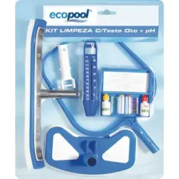 Kit de Limpeza com Teste pH-Cloro Ecopool Ecopool