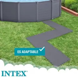 Protetor Acolchoado e Combinável de Chão para Piscinas 50x50x0,5cm 29084 Intex Intex