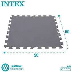 Protetor Acolchoado e Combinável de Chão para Piscinas 50x50x0,5cm 29084 Intex Intex