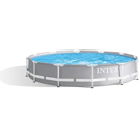 Piscina Redonda Desmontável com Estrutura Tubular 366x76cm 26701NP Intex Intex
