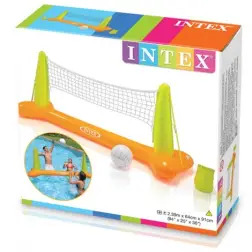 Jogo Insuflável Vólei para Piscina 239x64x91cm Intex Intex