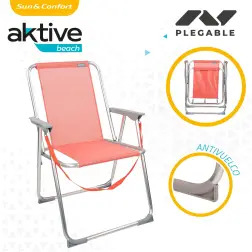 Cadeira de Praia Dobrável Coral 53x45x76cm 62626 Aktive Aktive