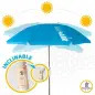 Guarda-Sol 200cm com Tubo de Alumínio 28/32cm com Proteção UV50 62215 Aktive