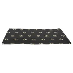 Manta cobertura Sofa "beany" 100x70 Cm preta C/ Os Trixie Trixie