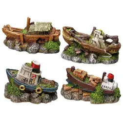 Decoraçao Aquario - Barco Pesca Peq. sortido 9/10 Vadigran Vadigran