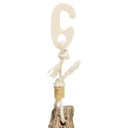 Brinquedo Natural Em Mogno/conchas Do Mar - 26 Cm Trixie Trixie