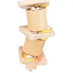 Brinquedo Em Bambo/madeira P/ Snacks - 35 Cm Trixie Trixie