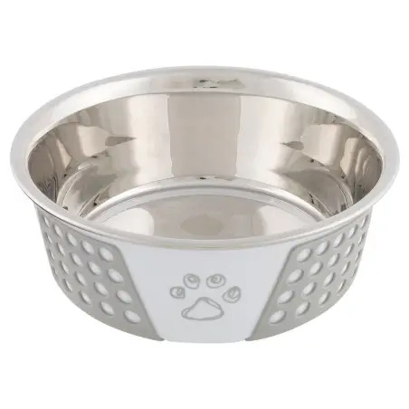 Gamela Inox Com Silicone 0,75 Lt / Ø 17 Cm branco/ci Trixie Trixie