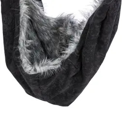Transportadora Tiracolo 22x20x60 Cm preto/cinza Trixie Trixie