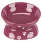 Gamela Elevada Em Ceramica Para gatos 0,15 Lt/ø 13 Cm Trixie