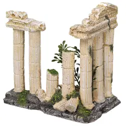 Decoração para Aquário Colunas Romanas 13x8x113cm OrniEx