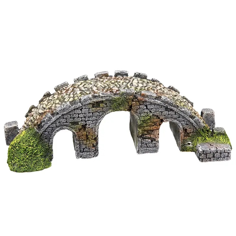 Decoraçao Aquario - Ponte Romana 21x8x7 Cm Vadigran Decoraçao Aquario - Ponte Romana 21x8x7 Cm Vadigran