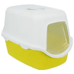 Toilete "vico" C/ Porta P/ Gatos lima/branco § Trixie Trixie