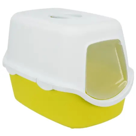 Toilete "vico" C/ Porta P/ Gatos lima/branco § Trixie Trixie