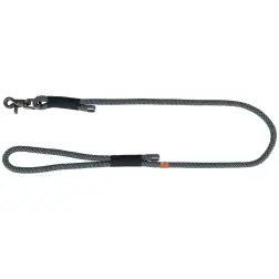 Trela "soft Rope" s-xl 1,00mt/ø10mm preto/cinza Trixie Trixie