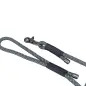Trela "soft Rope" s-xl 1,00mt/ø10mm preto/cinza Trixie