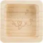 Gamela Em Madeira P/ Roedores 190 Ml / 11x11cm Trixie