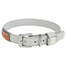 Coleira "be Nordic" Em Pele xs-s 30 Cm/15 Mm cinza Trixie Trixie